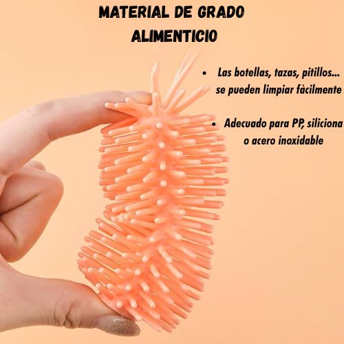 Cepillo eléctrico para lavar termos y teteros