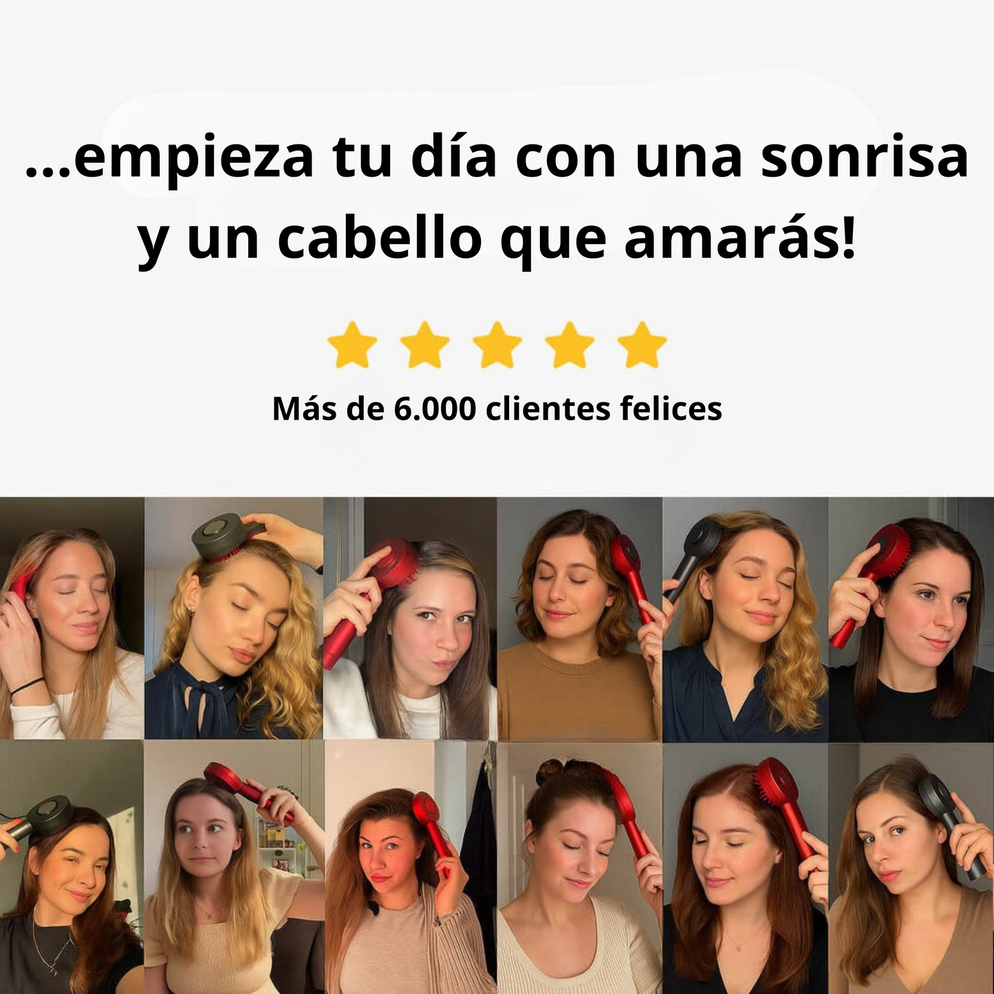 Cepillo Eléctrico Para Crecimiento Cabello