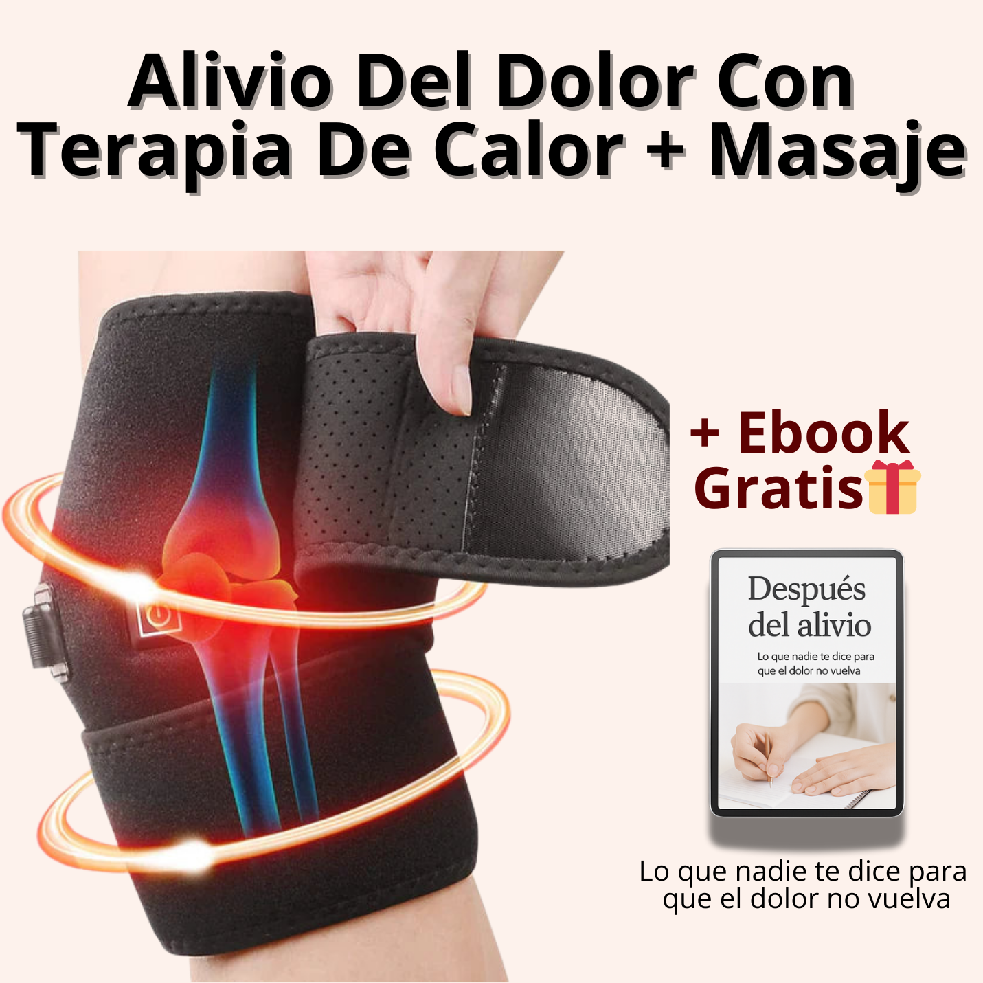 Rodillera Térmica Para Aliviar El Dolor + Ebook🎁