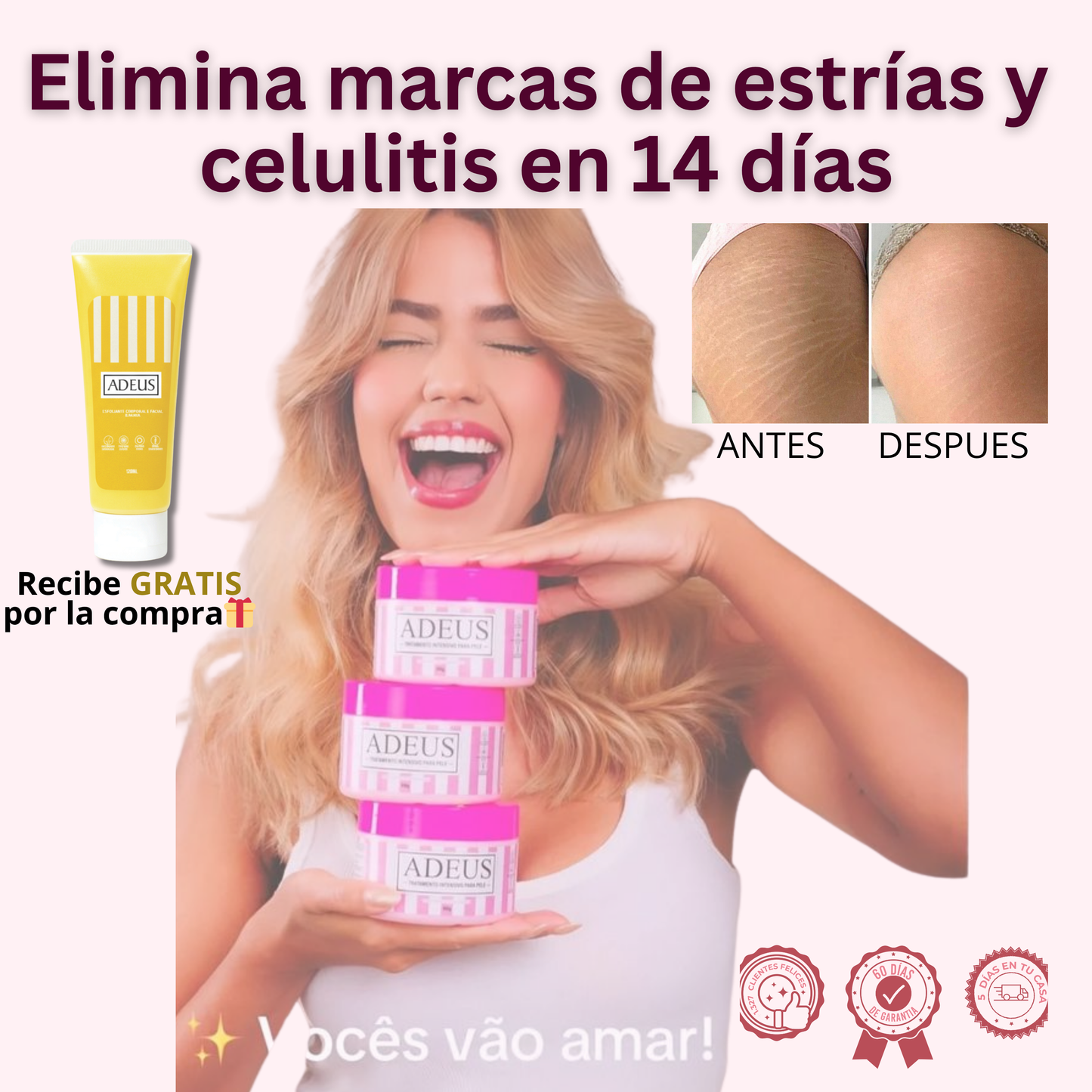 Crema Adeus Antí Estrias +Regalo🎁