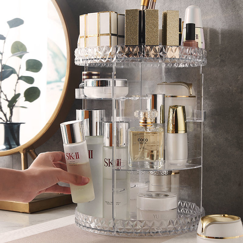 Organizador de maquillaje 360